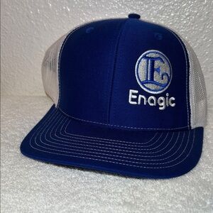 Enagic Blue and White Trucker Hat